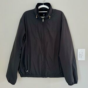 Zegna Sport Featherweight Fold Away Aqualite Jacket Hidden Hood Vented L